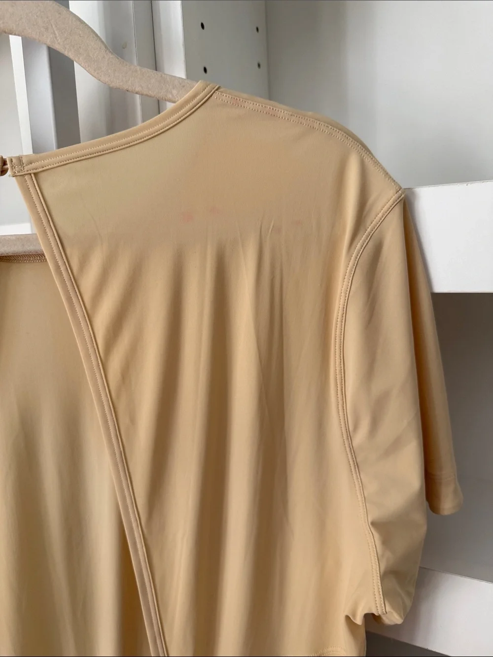 NWT Lululemon Lightweight High-Neck Romper Sz 14 Prosecco Cream